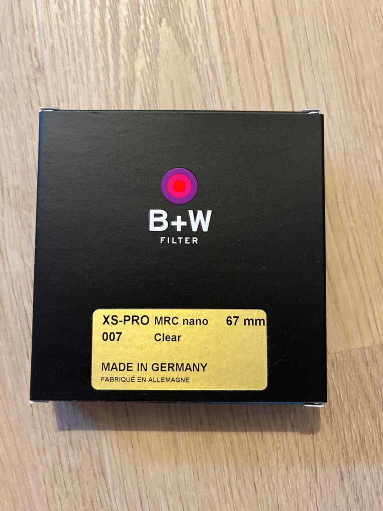 B+W XS-PRO MRC nano 67mm 007 Clear filter, Audio, Tv en Foto, Fotografie | Filters, 60 tot 70 mm, B&W, Nieuw, Ophalen of Verzenden
