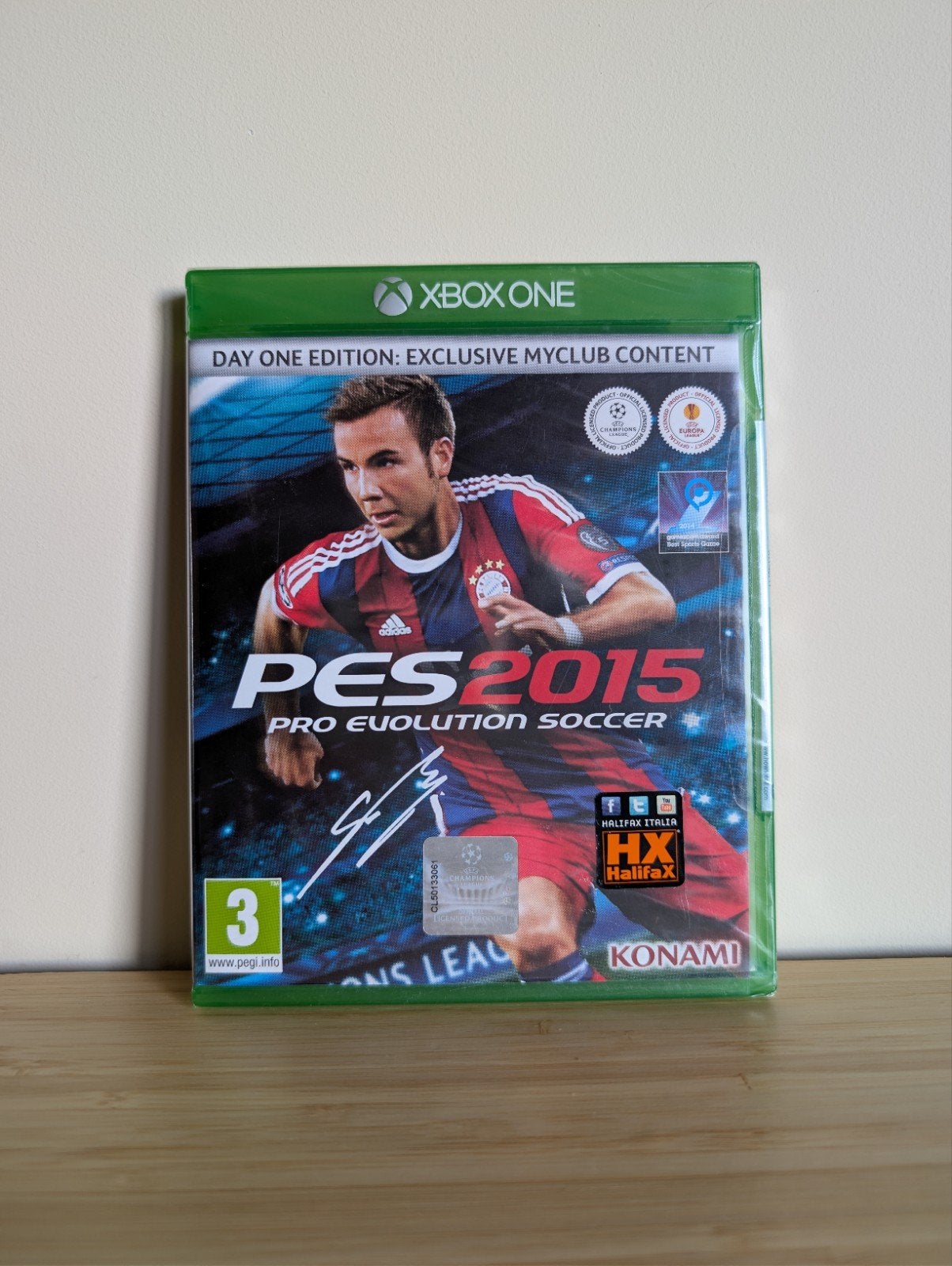 PES 2015 - Pro Evolution Soccer Xbox One (Italiaanse hoes), 1 speler, Nieuw, Ophalen of Verzenden, Eén computer