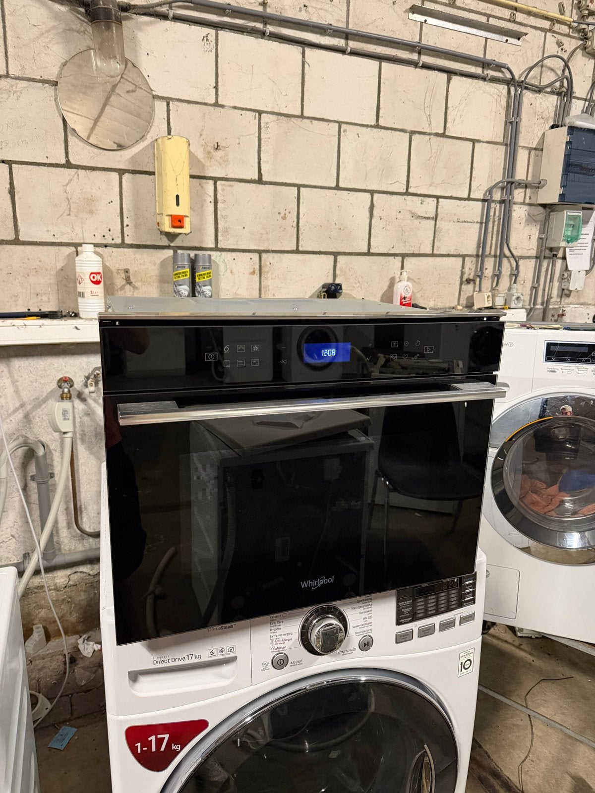 Whirlpool W7 ME450 NB - Combi-oven/Magnetron - 40 liter, Ophalen, Zo goed als nieuw