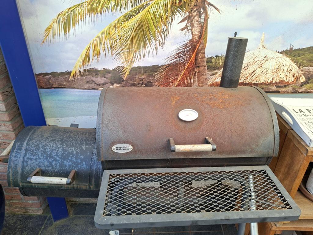 Texas Grill Smoker BBQ - Gebruikt, Tuin en Terras, Houtskoolbarbecues, Ophalen, Gebruikt, Texas Grill