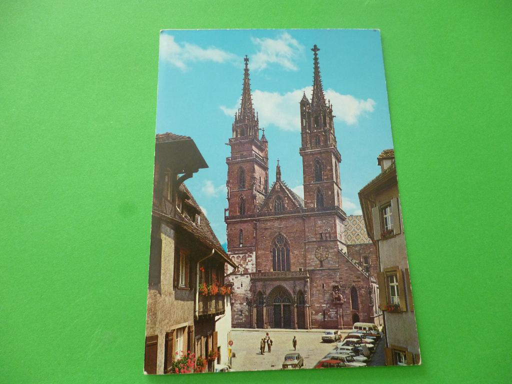 ansichtkaart Zwitserland Das Munster, Ophalen of Verzenden, 1980 tot heden, Ongelopen, Overig Europa