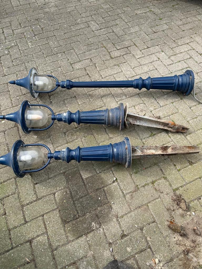 Tuin lantaarns, Tuin en Terras, Ophalen, Gebruikt, Staande lamp, Netvoeding