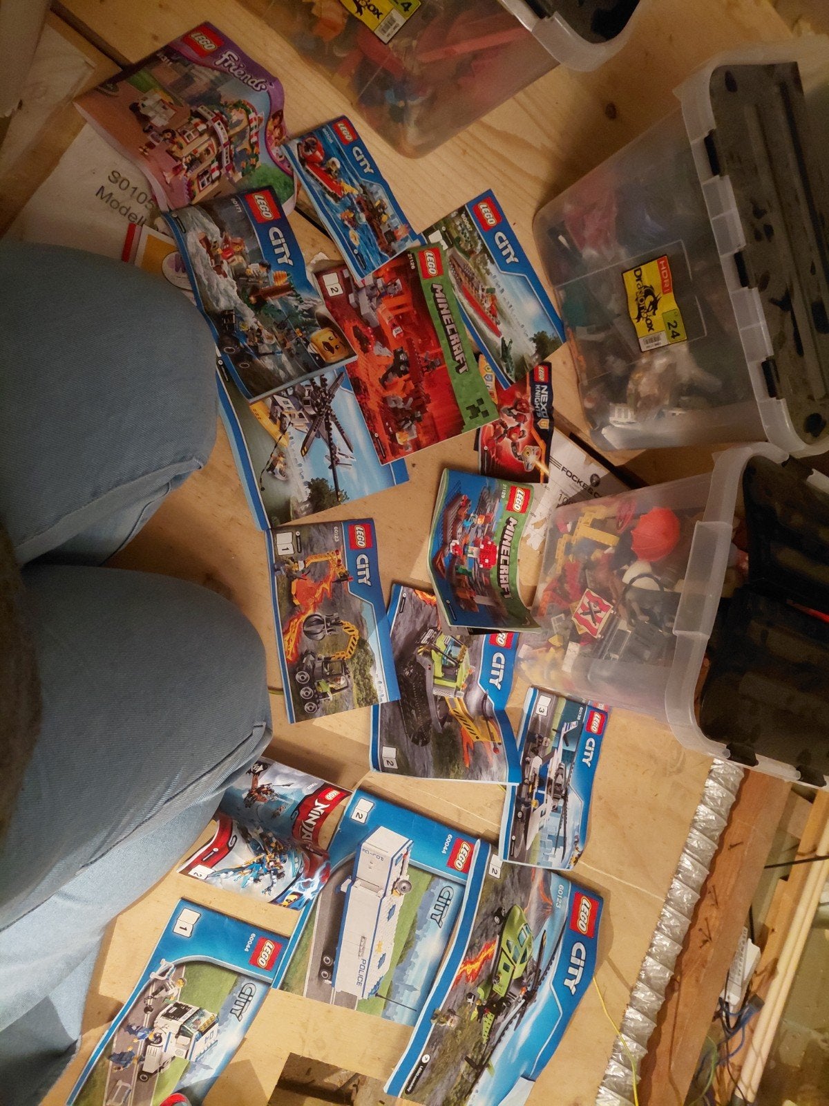 lego city minecraft en ninjago 12,6 kilo totaal