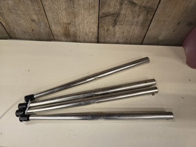 Set scepters 4 stuks L: 45 cm D: 25 mm, Niet ingevuld, Gebruikt, Niet ingevuld, Niet ingevuld