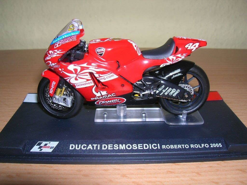 59985 Ducati Desmosedici - Roberto Rolfo - 2005 - Atlas 1:24, Nieuw, Ophalen of Verzenden, Motor, Bachsatztstr. 54 D 72131 Ofterdingen, Germany