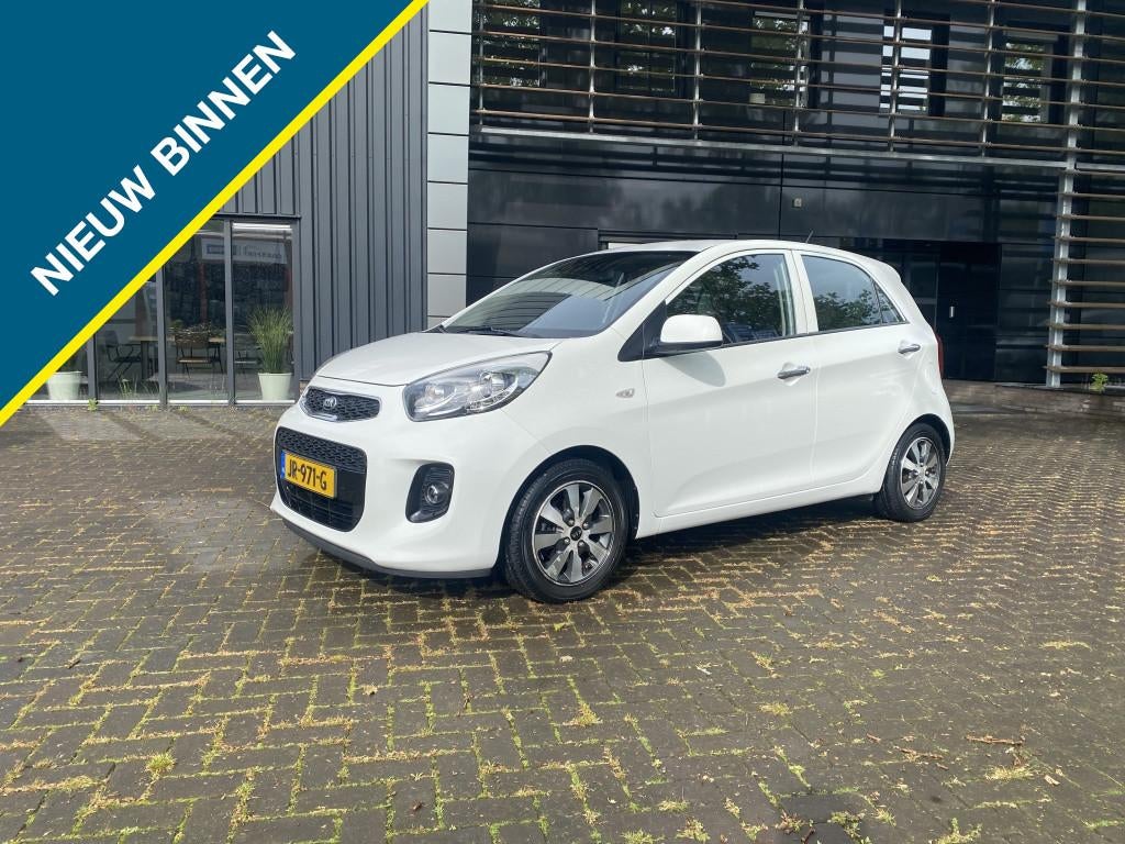 Kia Picanto 1.0 CVVT DynamicLine ECC,LED,cruise (bj 2016), Auto's, Kia, Bedrijf, Te koop, Picanto, ABS, Airbags, Airconditioning