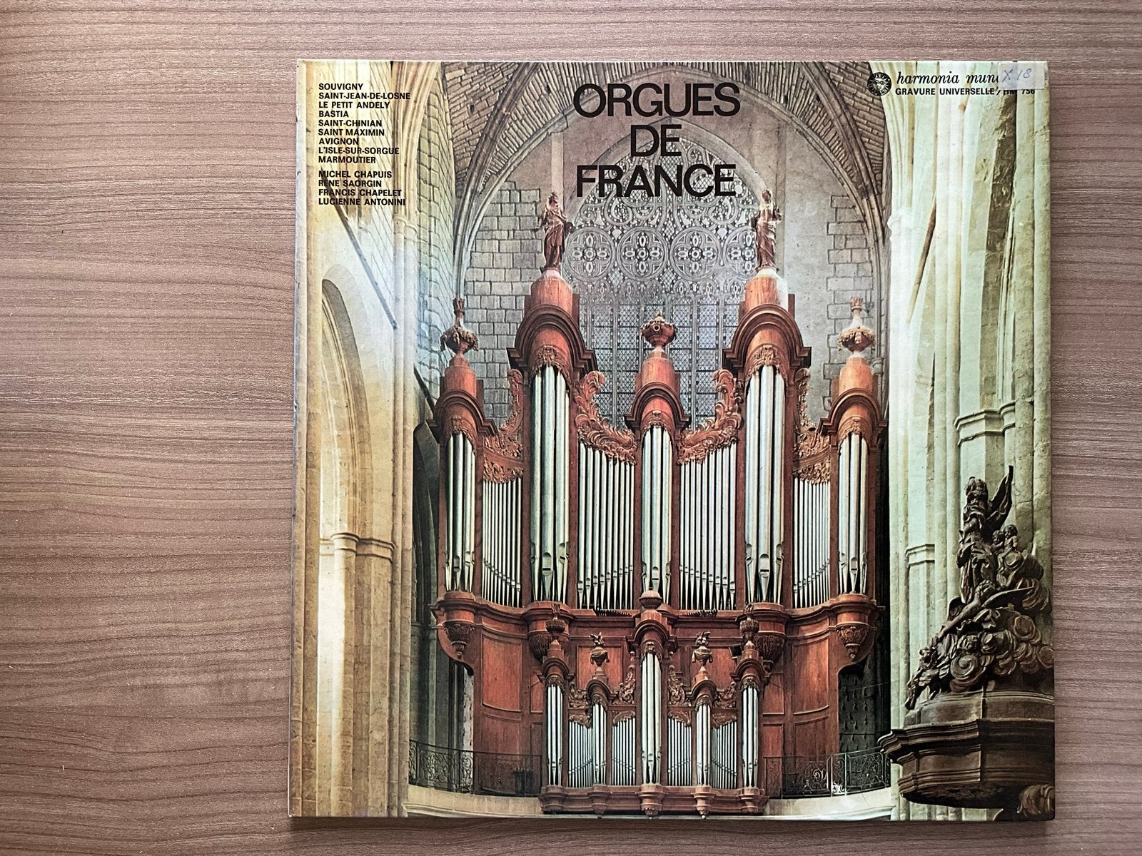 Orgues de France - Klassieke Orgelmuziek LP, Gebruikt, Overige componisten, Ophalen of Verzenden, Inclusief boekje