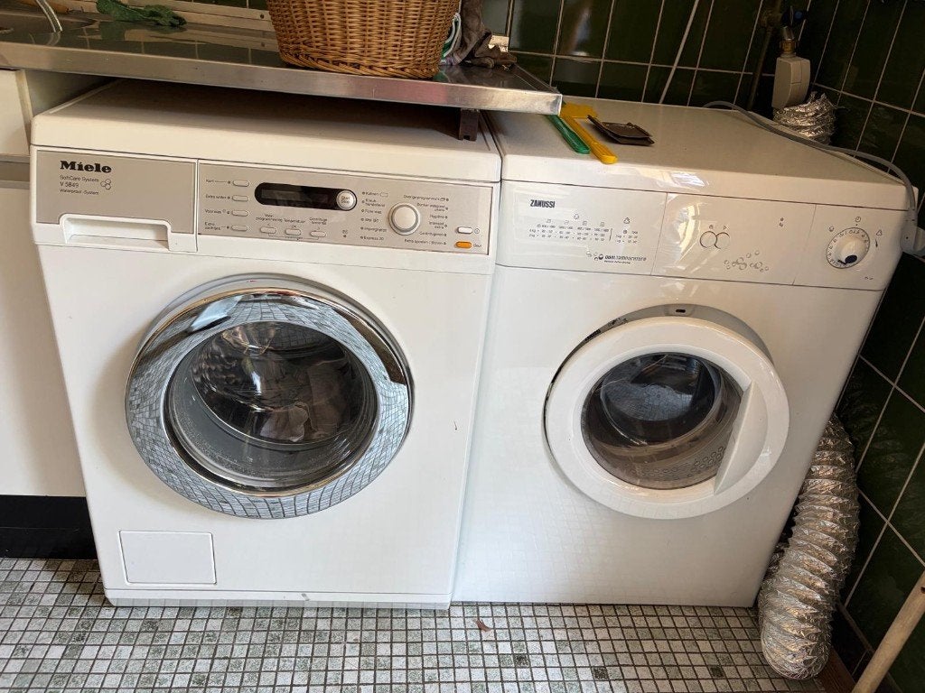 MIELE V5849 voorlader wasmachine, Witgoed en Apparatuur, Wasmachines, Gebruikt, Voorlader, 6 tot 8 kg, 85 tot 90 cm, 1200 tot 1600 toeren
