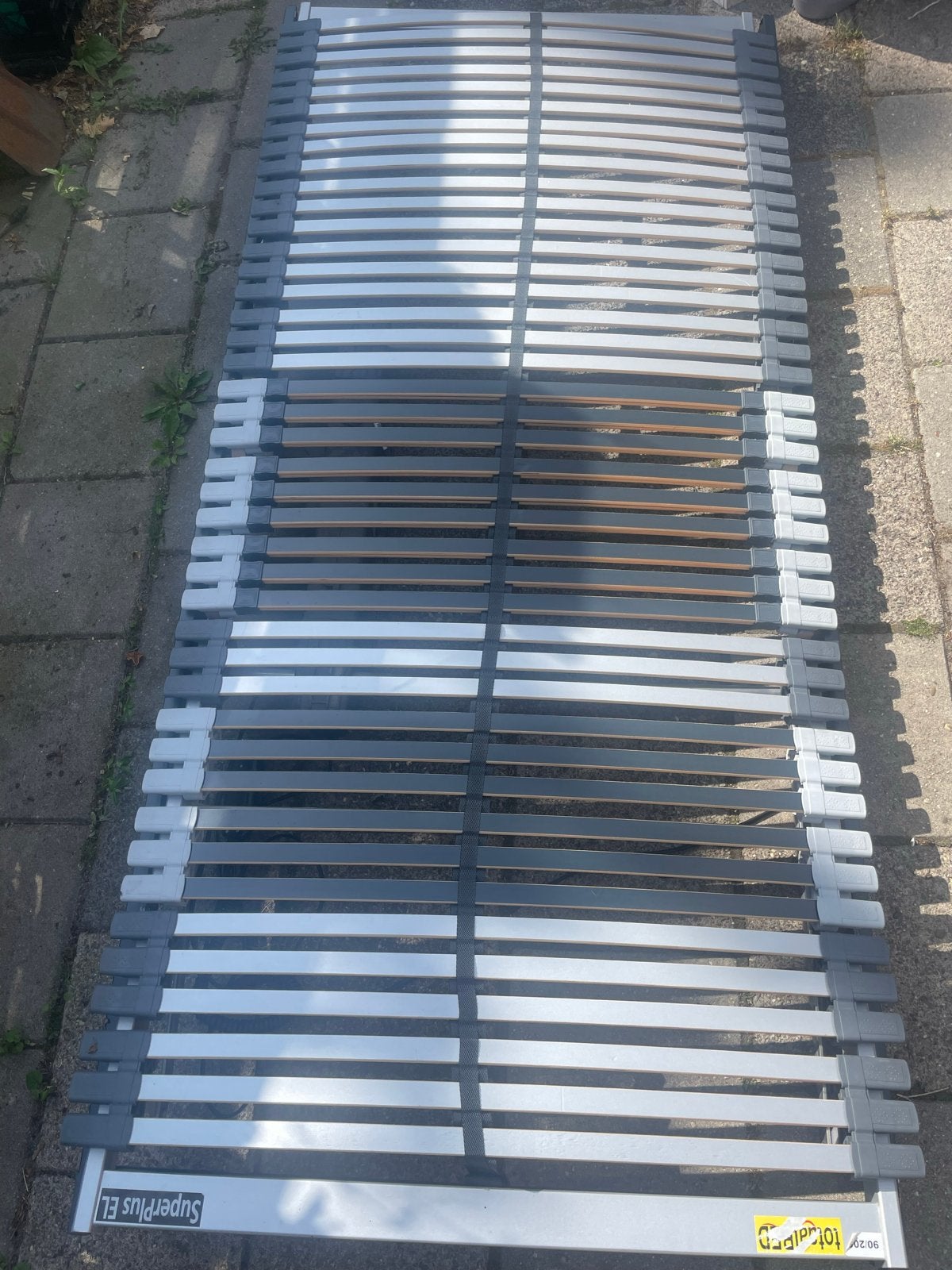 Elektrische verstelbare lattenbodem 90x200, 42 lats, Huis en Inrichting, Slaapkamer | Matrassen en Bedbodems, Ophalen, Gebruikt