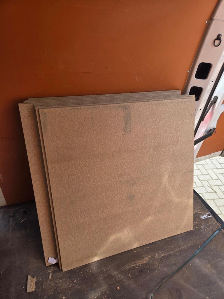 Gratis Spaanplaten 103x103 cm, Doe-het-zelf en Verbouw, Platen en Panelen, Ophalen, ., Nieuw, .
