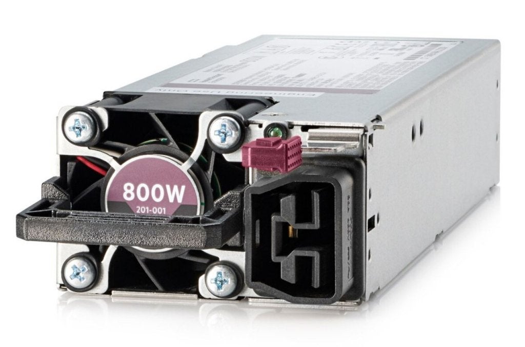 HPE 800W Flex Slot Universal Hot Plug Low Halogen Power, Hewlett Packard Enterprise B.V., Info@hpe.com, Startbaan 16, 1187 XR Amstelveen, Nederland