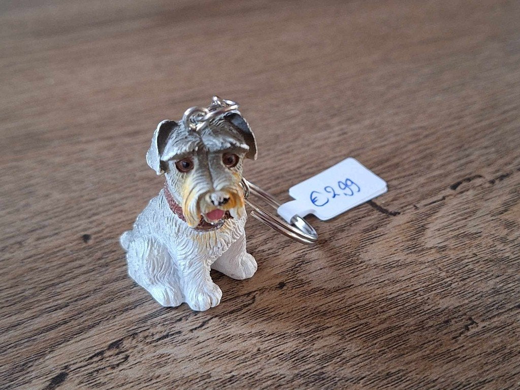 Sleutelhanger : Hond : Terrier !!, Info@keycharms.nl, Dier of Natuur, Nieuw, Medemblik