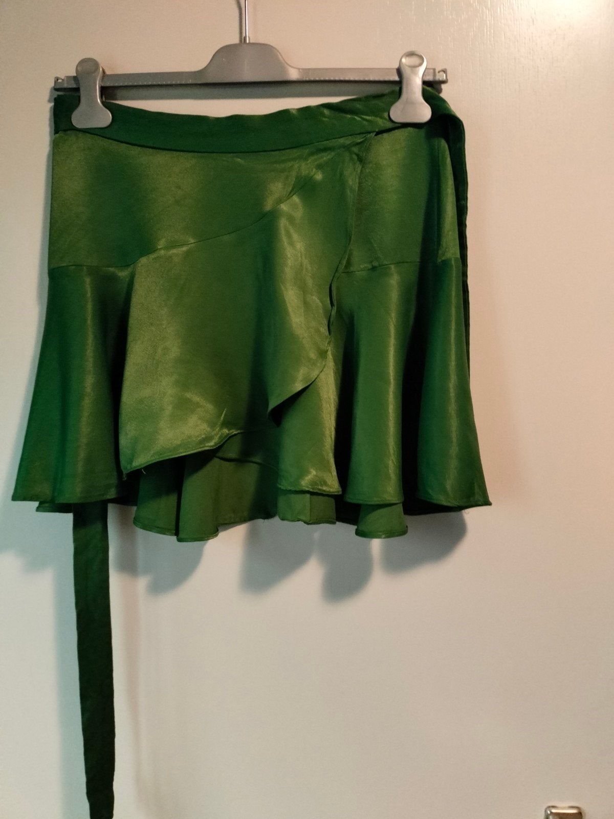 Wikkelrokje, groen, mt.M, Zara, Maat 38/40 (M), Ophalen of Verzenden, Zo goed als nieuw, Boven de knie