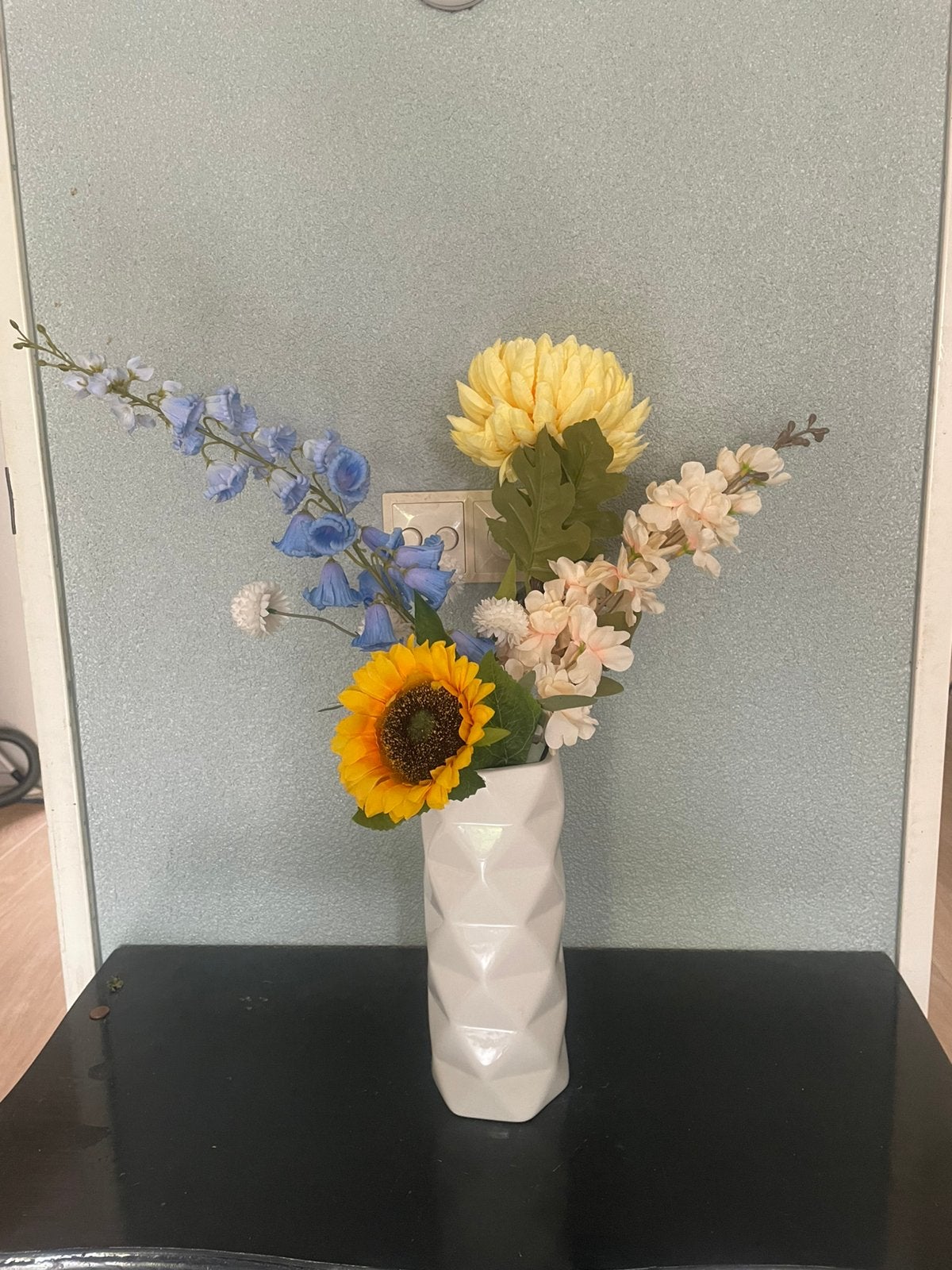 Boeket kunstbloemen, Huis en Inrichting, Woonaccessoires | Kunstplanten en Kunstbloemen, Ophalen of Verzenden, Zo goed als nieuw