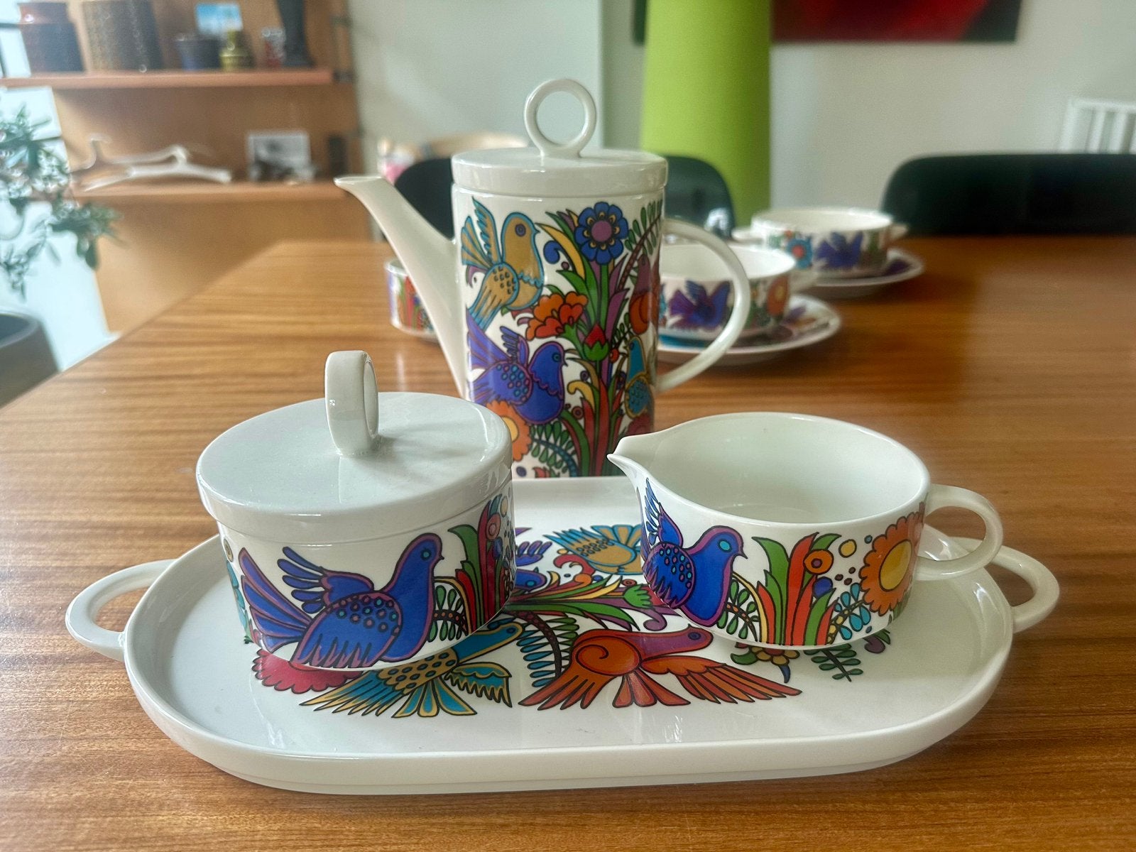 Villeroy en Boch Acapulco vintage koffieset., Ophalen of Verzenden