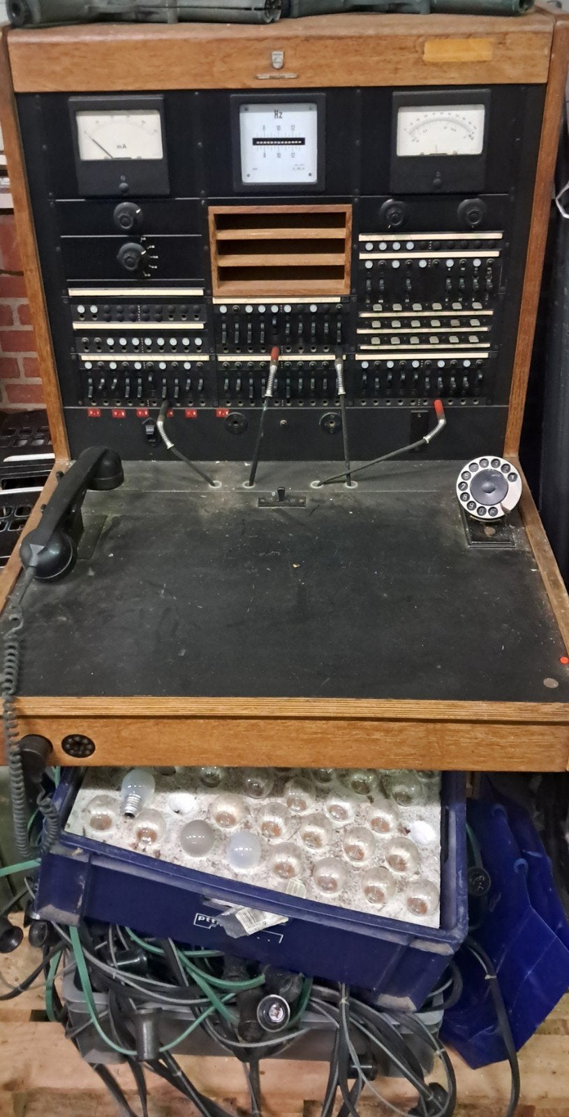 Unieke Vintage Philips Telefooncentrale Schakelbord, Ophalen, Gebruikt