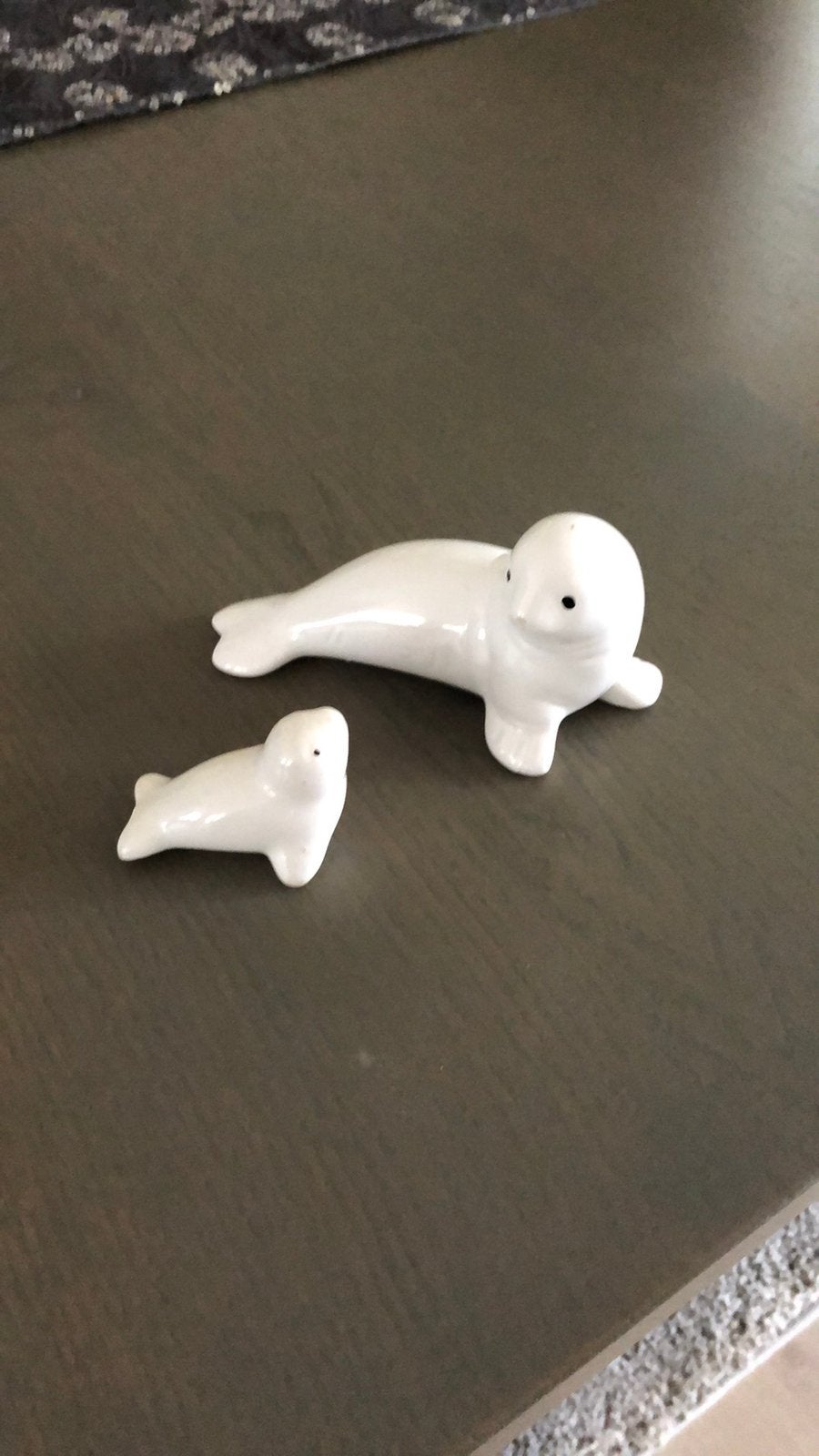 Setje zeehonden, Ophalen of Verzenden, Zo goed als nieuw, Overige soorten, Beeldje of Figuurtje