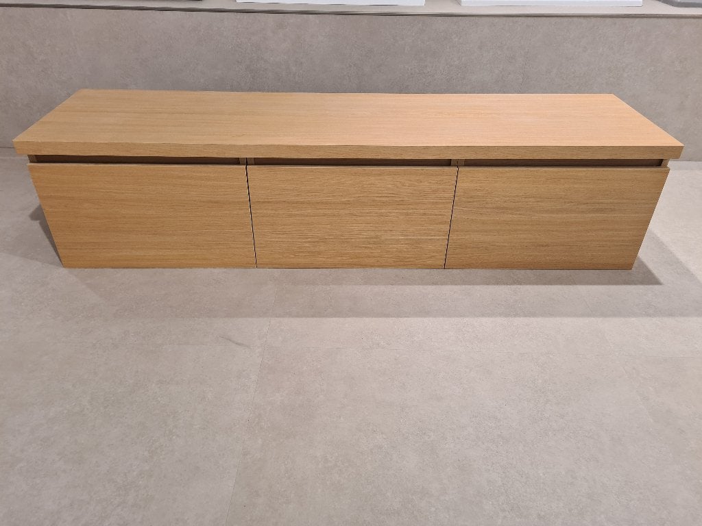 Thebalux 180 cm–3 onderkasten + HPL afdekblad– showroommodel, Ophalen, Zo goed als nieuw, Overige typen