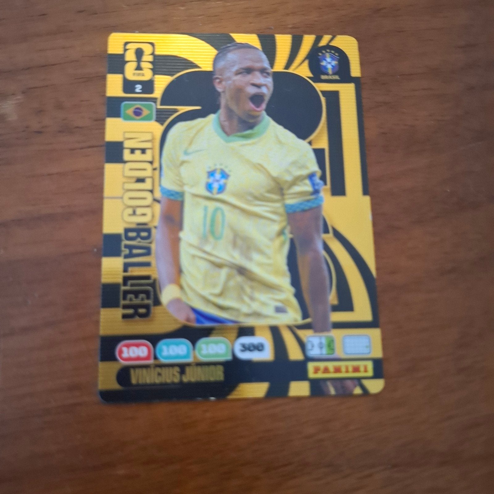 Vini Jr. Golden Baller FIFA World Cup 2026 Adrenalyn XL, Verzamelen, Ophalen of Verzenden, Zo goed als nieuw, Buitenlandse clubs