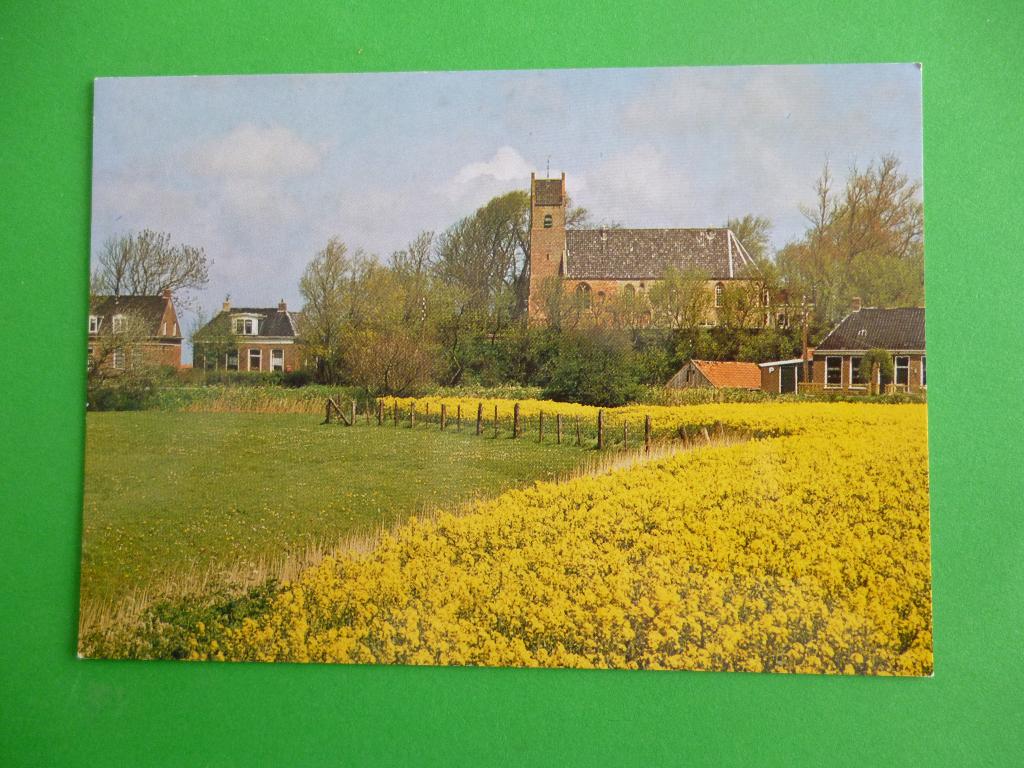 ansichtkaart Hogebeintum N.H. Kerk, Ophalen of Verzenden, 1980 tot heden, Ongelopen, Friesland