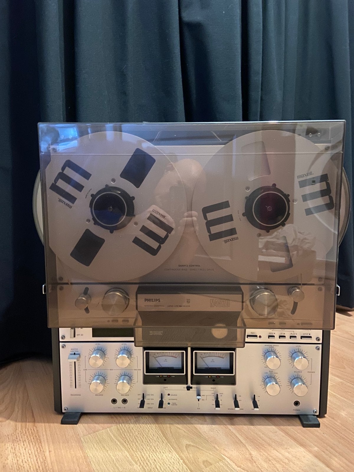 Philips open reel bandrecorder N4520, Audio, Tv en Foto, Ophalen, Bandrecorder