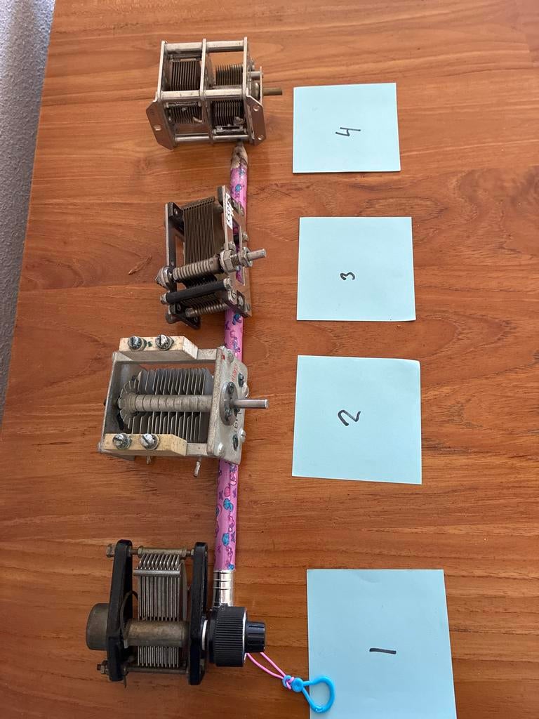 Variabele condensatoren voor radio- en elektronica projecten, Ophalen of Verzenden, Zo goed als nieuw, Overige typen