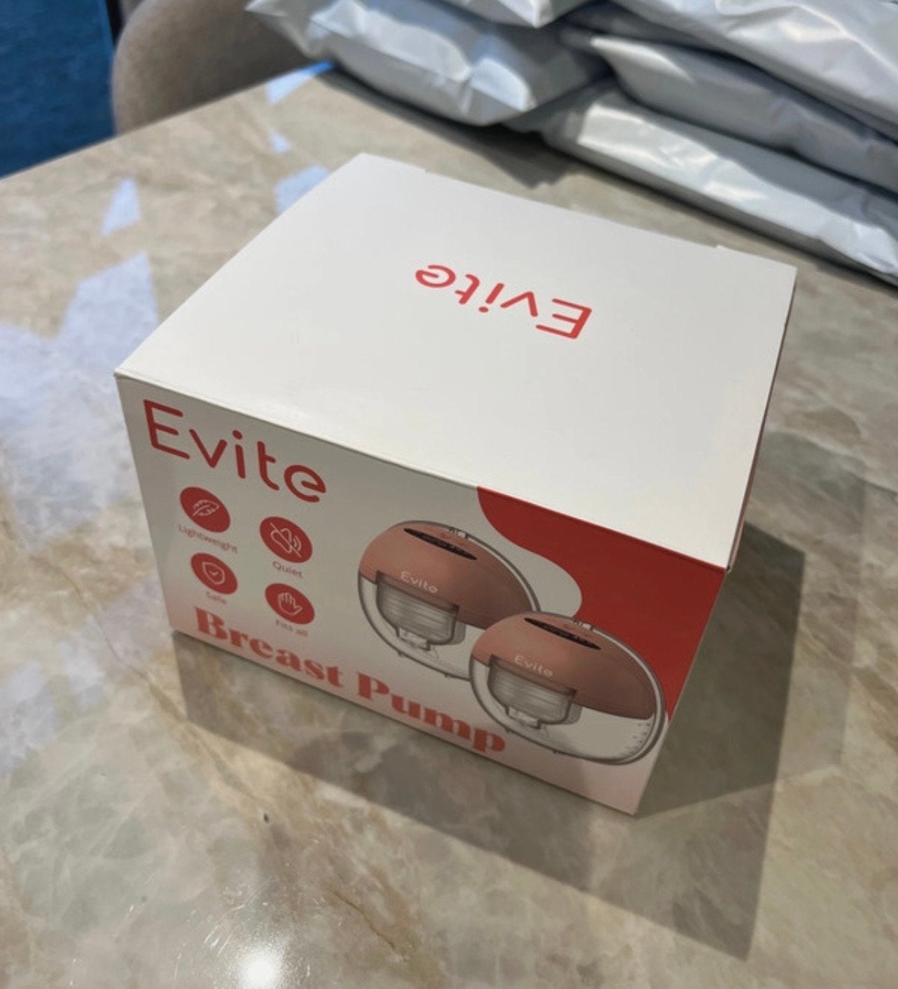 Evite Dubbele auto. Elektrische Borstkolf - als nieuw, Ophalen, Zo goed als nieuw, Borstkolf