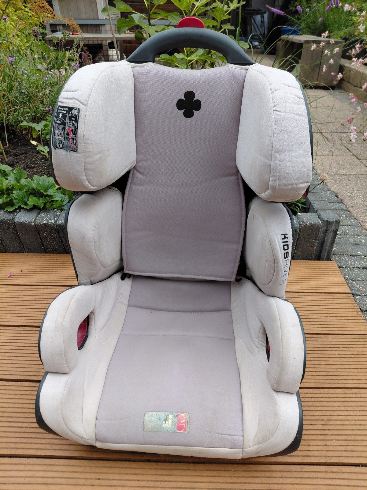 auto zitverhoger met vaste rugsteun, 15 t/m 36 kg, Ophalen, Overige merken, Gebruikt