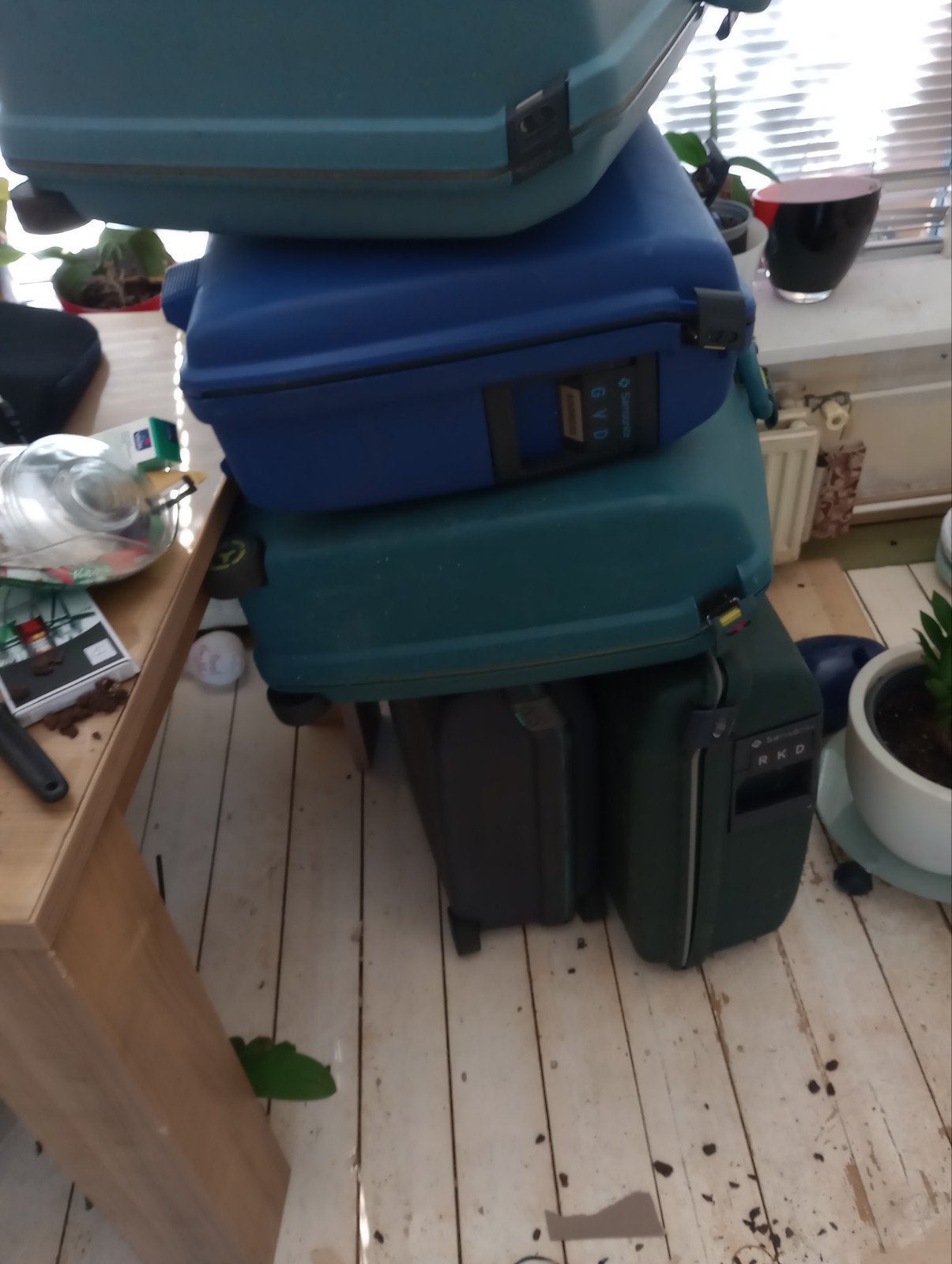Vijf Samsonite koffers - diverse maten en kleuren, Ophalen of Verzenden