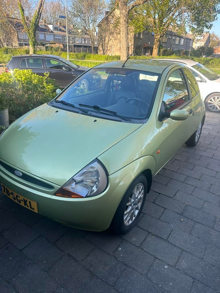 Ford Ka 1.3 I 51KW 2006 Groen, Auto's, Voorwielaandrijving, 1299 cc, 15 km/l, 4 cilinders