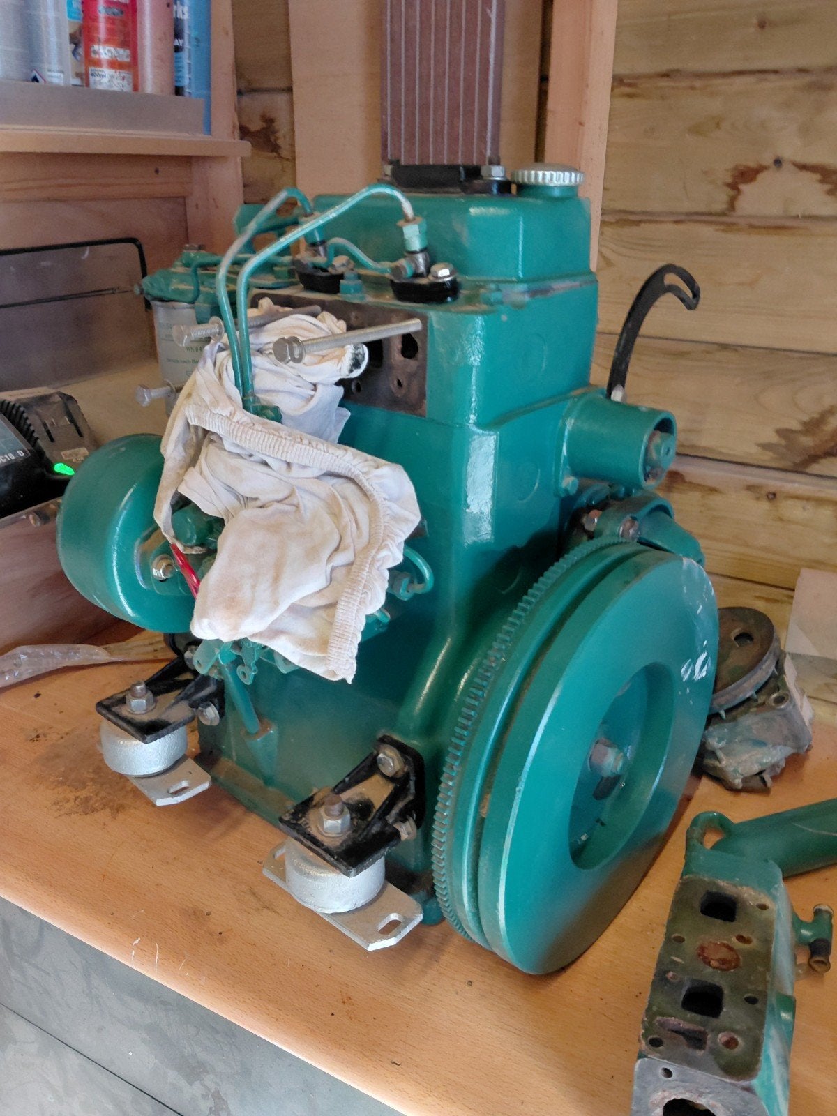 Robuuste dieselmotor voor diverse toepassingen, Ophalen, Gebruikt, Motor en Techniek, Zeilboot of Motorboot