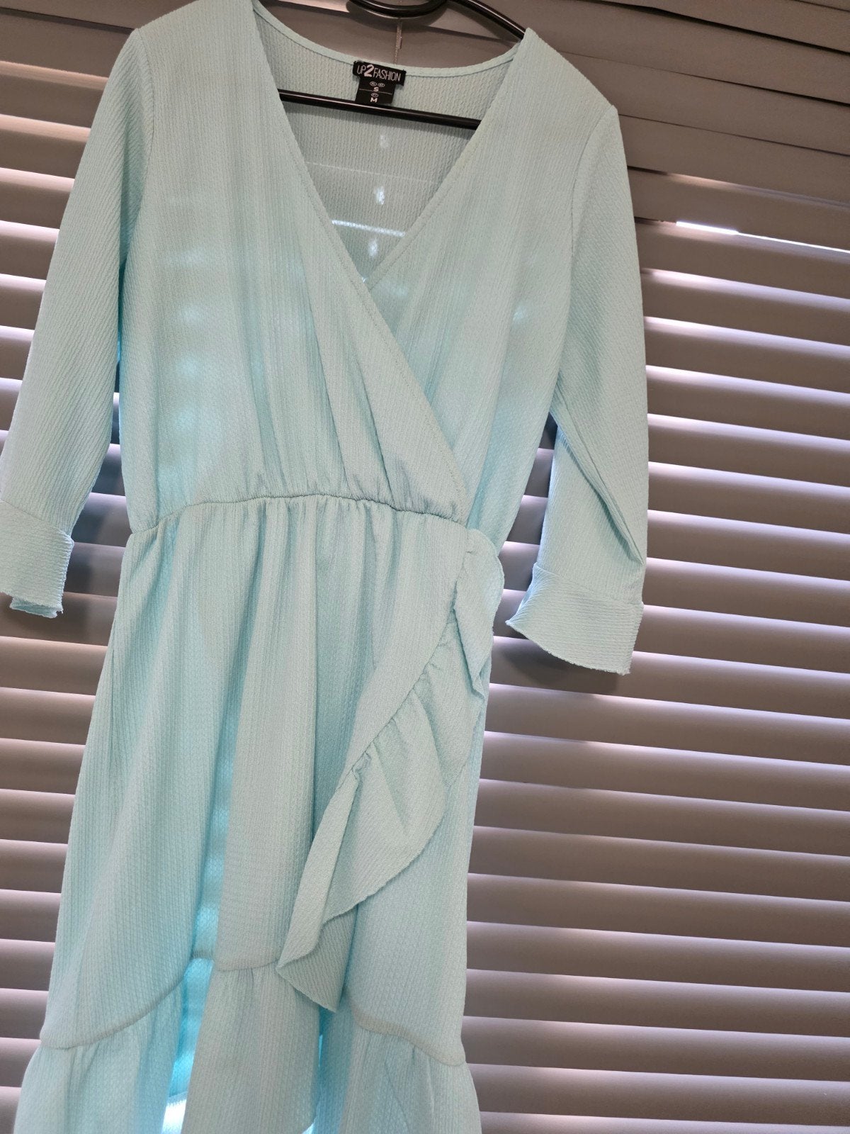 UP2FASHION Lichtblauwe Jurk Maat M, Maat 38/40 (M), Blauw, Ophalen of Verzenden, Knielengte