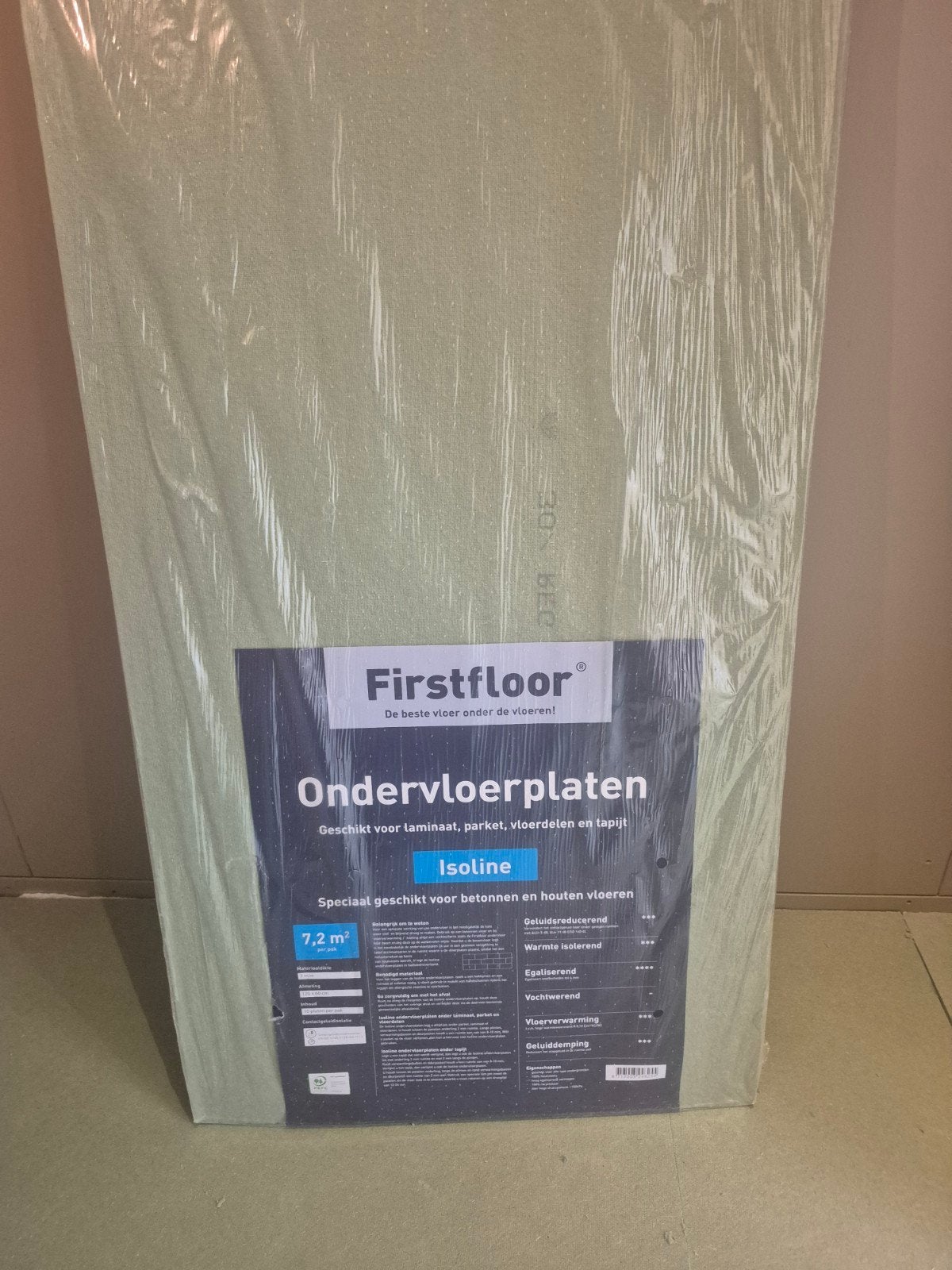 Firstfloor Ondervloerplaten Isoline 5 hele platen, Doe-het-zelf en Verbouw, Ophalen