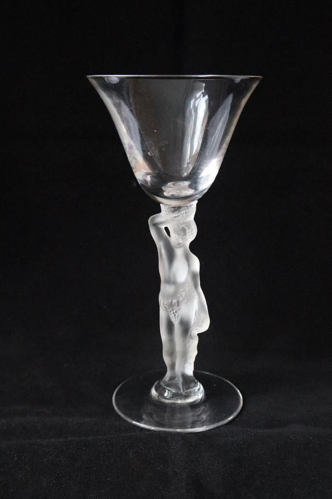 Vintage Cristal de Bayel Frankrijk likeur Bacchus glas, Antiek en Kunst, Antiek | Glas en Kristal, Ophalen of Verzenden