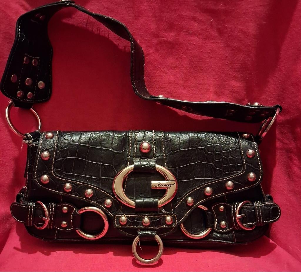 Guess tas, Ophalen of Verzenden, Zwart, Handtas
