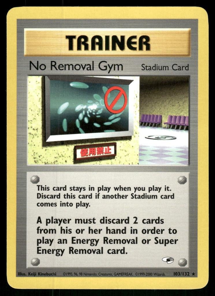 No Removal Gym 103/132 - Gym Heroes (EX), Verzenden, Gebruikt