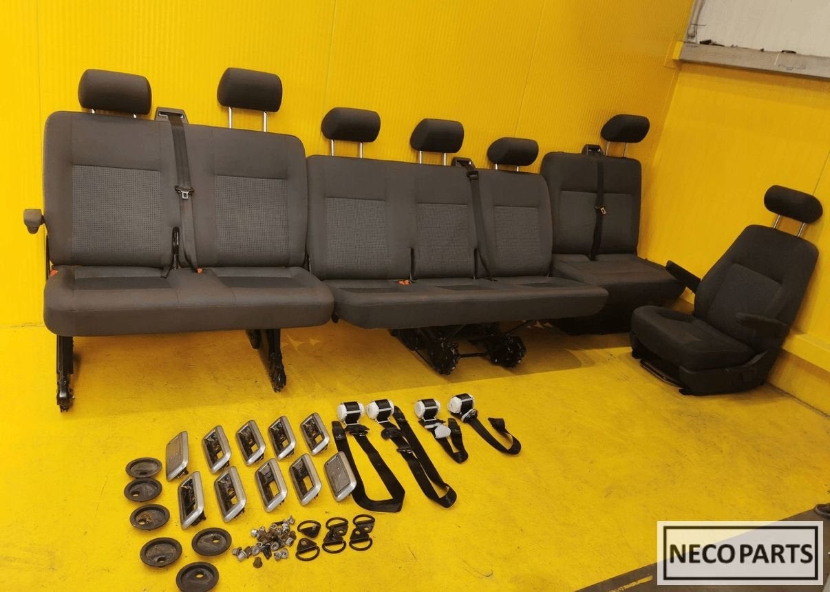 VW CARAVELLE T5 INTERIEUR SET STOELEN ALLES LEVERBAAR!!!, Gebruikt, -, Volkswagen, -