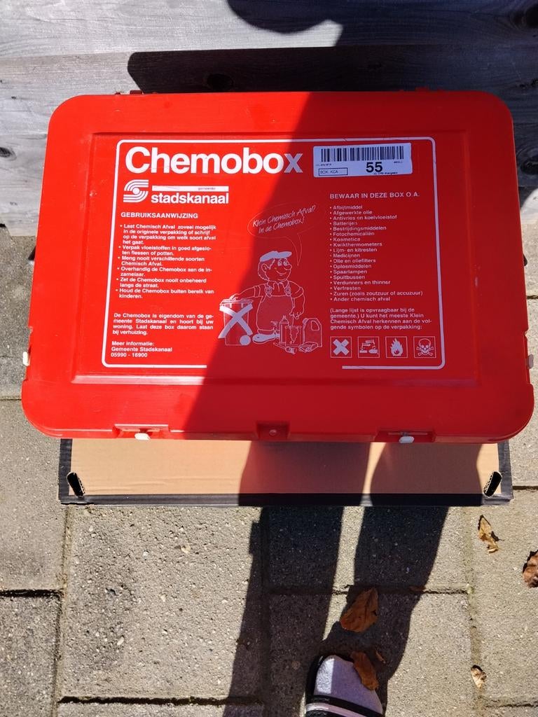 Milieubox / Chemobox Stadsdeel Stadskanaal, Gebruikt, Overige stijlen, Kunststof, Ophalen of Verzenden