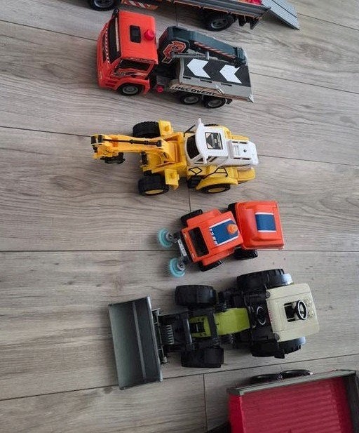 Grote collectie  speelgoedvoertuigen 1 wagen merk Bruder., Ophalen, Gebruikt