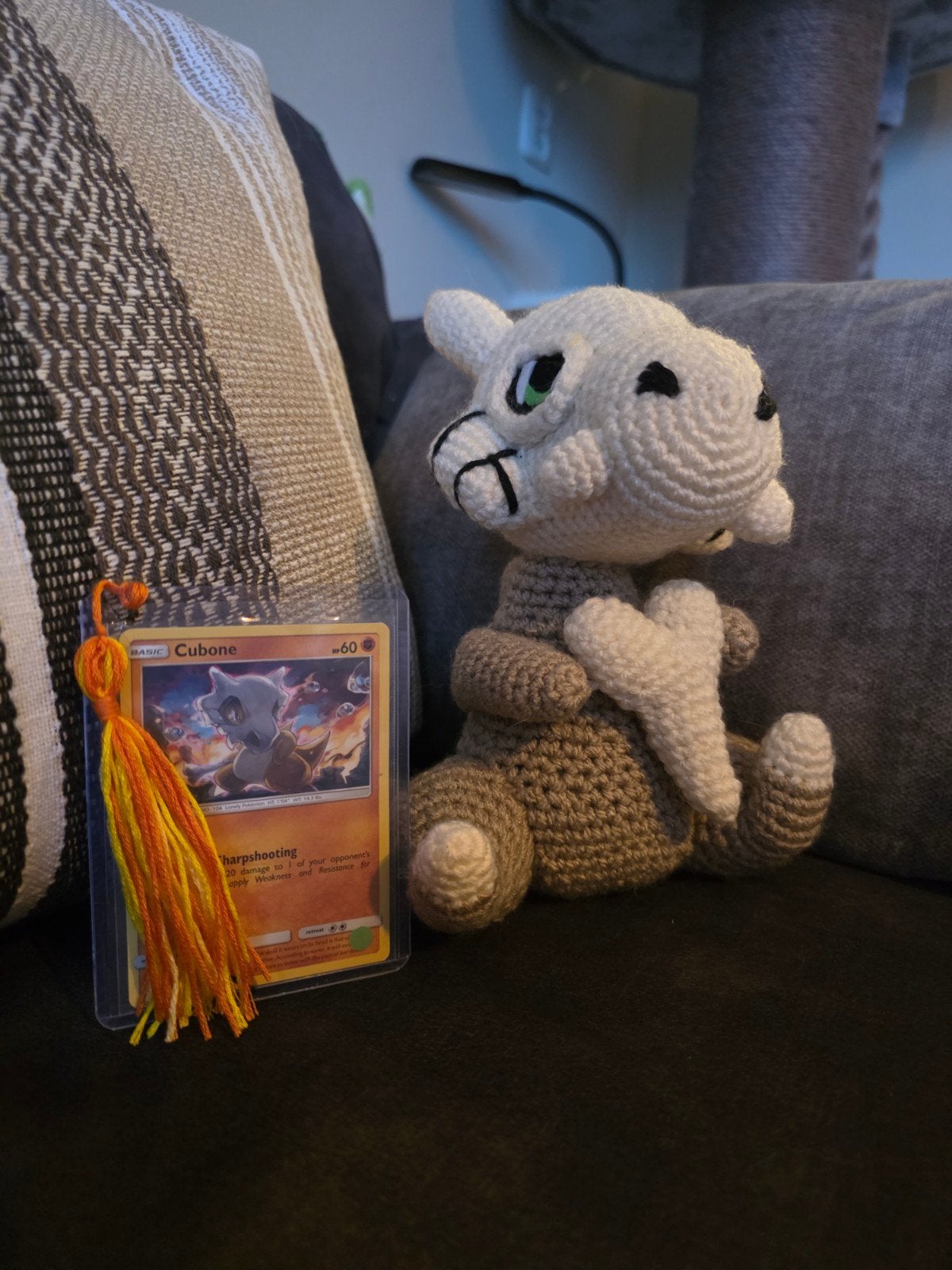 Gehaakte Cubone Pokémon knuffel - Handgemaakt, Overige merken, Handgemaakt, Overige typen, Ophalen of Verzenden