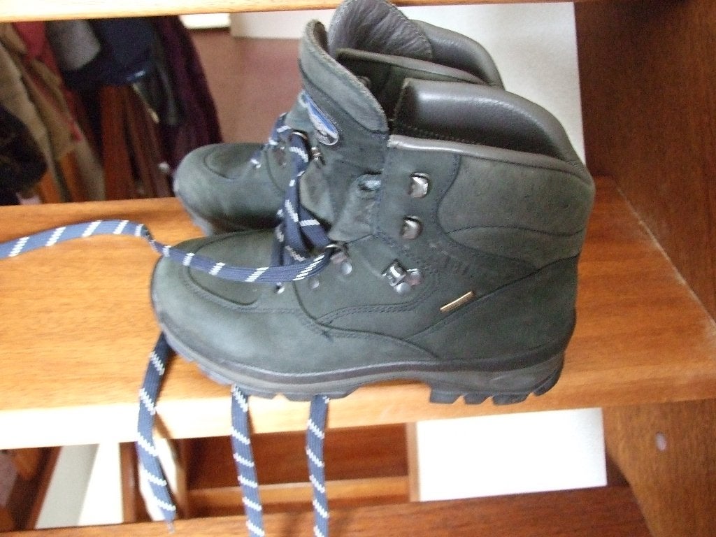 Meindl zeer nette antracietkleurige wandelschoenen 37 1/2, Ophalen of Verzenden, Zo goed als nieuw, Schoenen