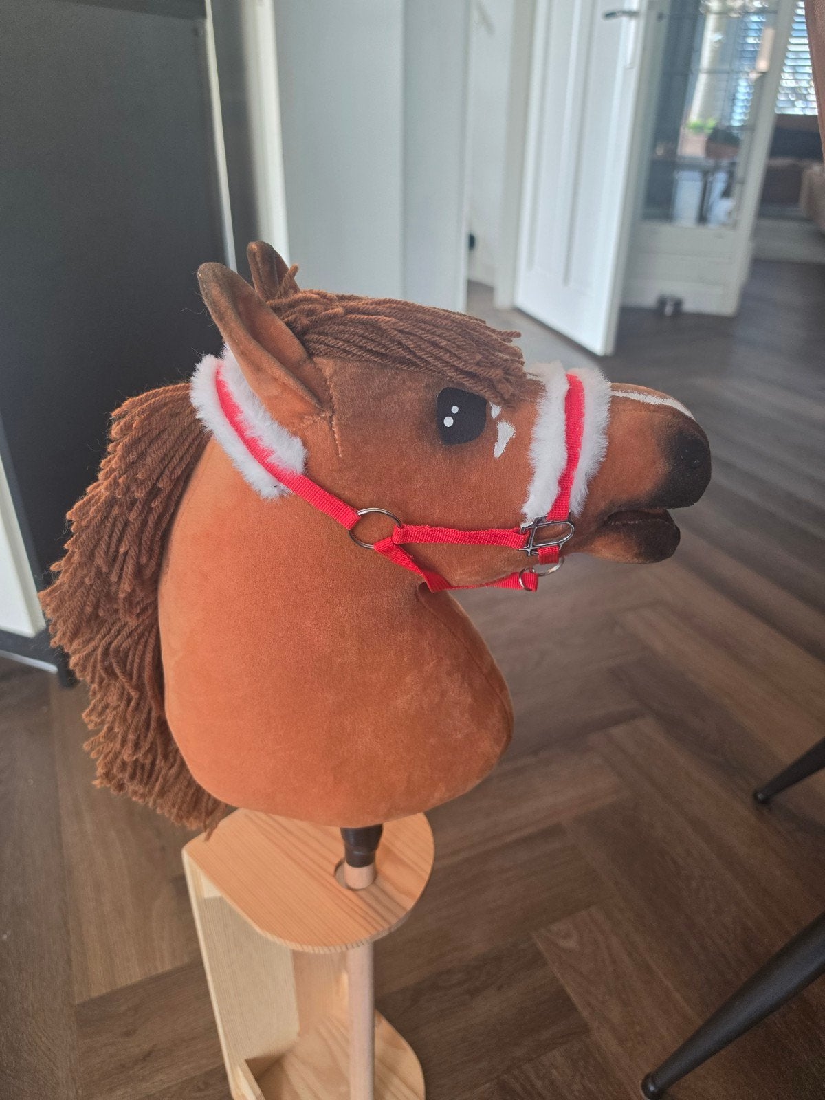 Mooie handgemaakte hobbyhorse van IWhobbyhorses, Ophalen, Zo goed als nieuw, Jongen of Meisje