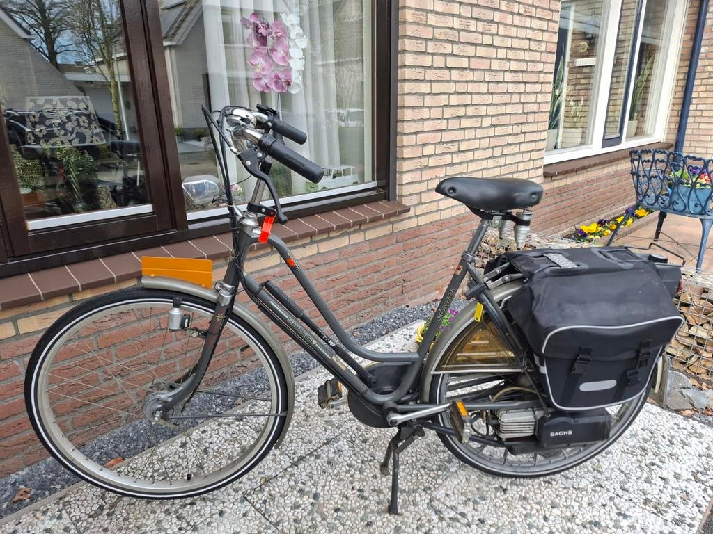 Spartamet snorfiets met fietstassen, Fietsen en Brommers, Ophalen, Gebruikt, Maximaal 25 km/u, Spartamet
