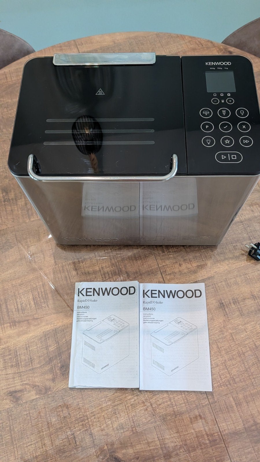 Kenwood BM450 Broodbakmachine - Zo goed als nieuw, 800 tot 1200 gram deeg, Zo goed als nieuw, Kijkvenster, Ophalen