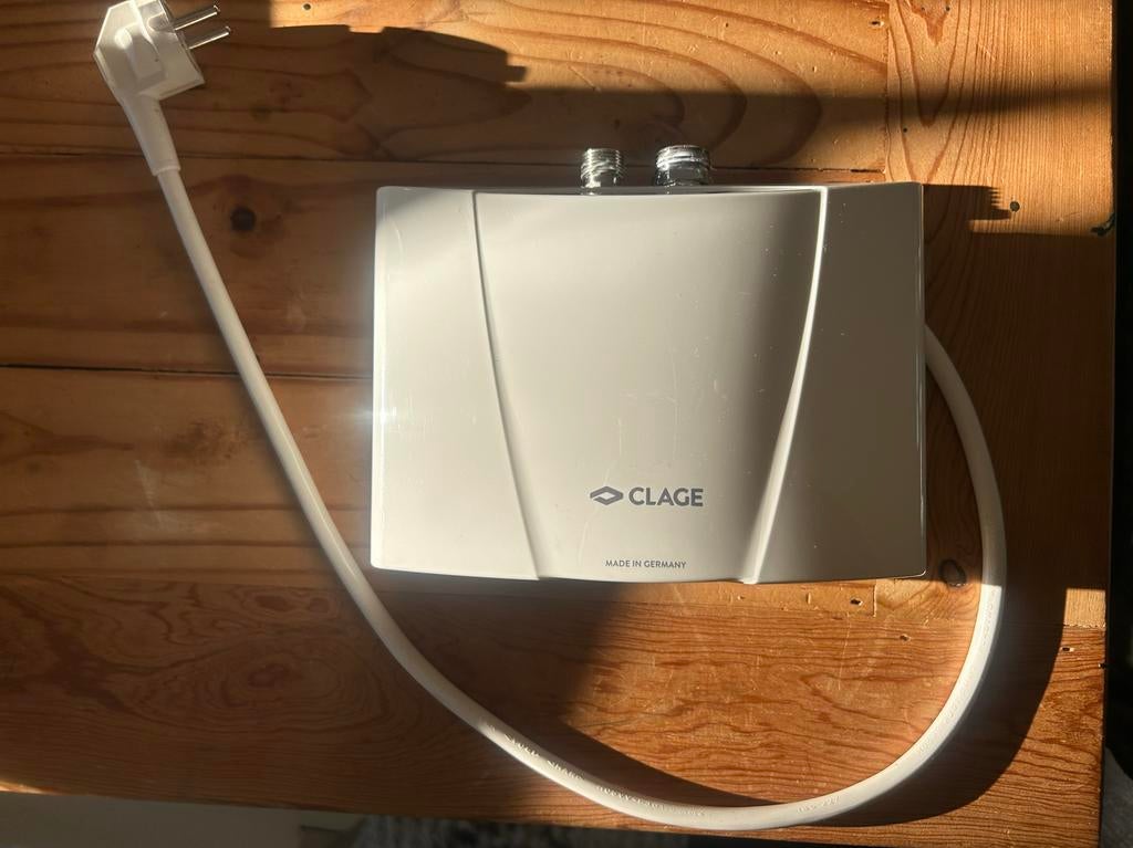 Clage Elektrische Doorstromer - Warm Water Direct!, Doe-het-zelf en Verbouw, Geisers en Boilers, Gebruikt, Geiser, Ophalen of Verzenden