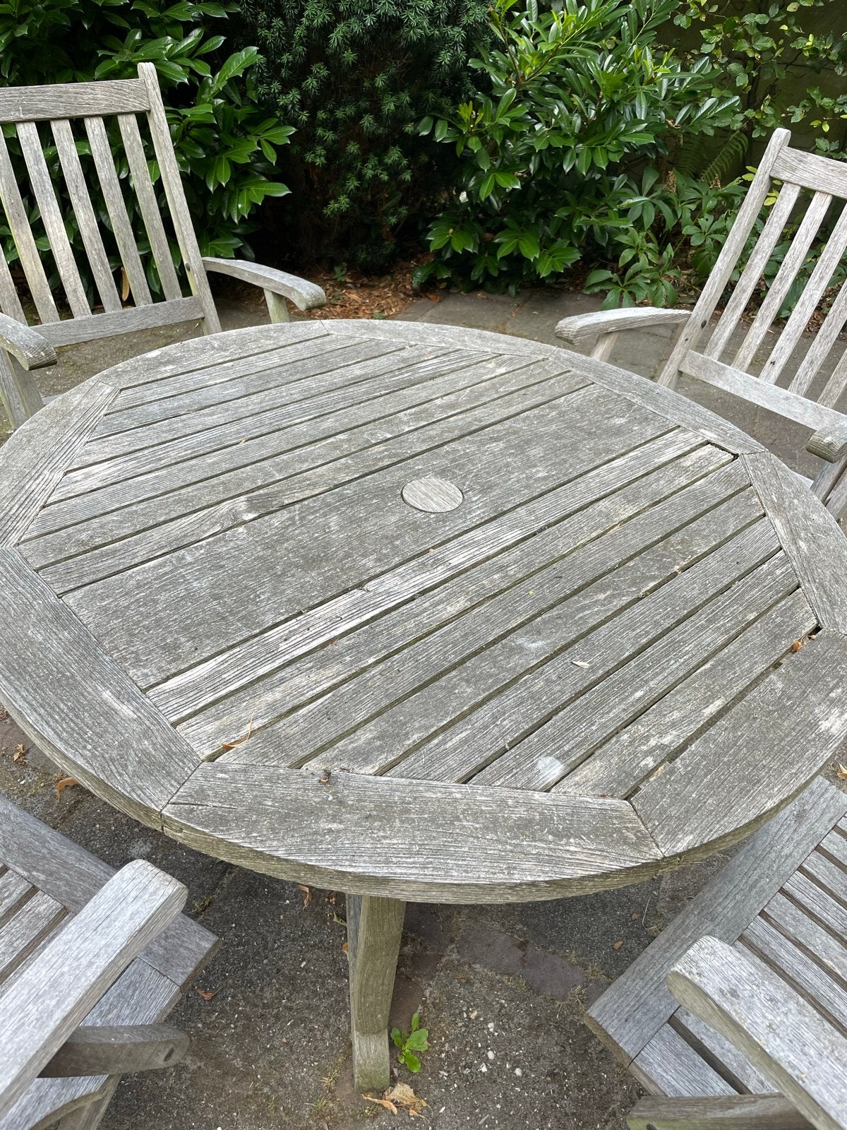 Barlow Tyrie Teakhouten Eettafel, Tuin en Terras, Tuinsets en Loungesets, Ophalen, 4 zitplaatsen, Gebruikt, Eettafel