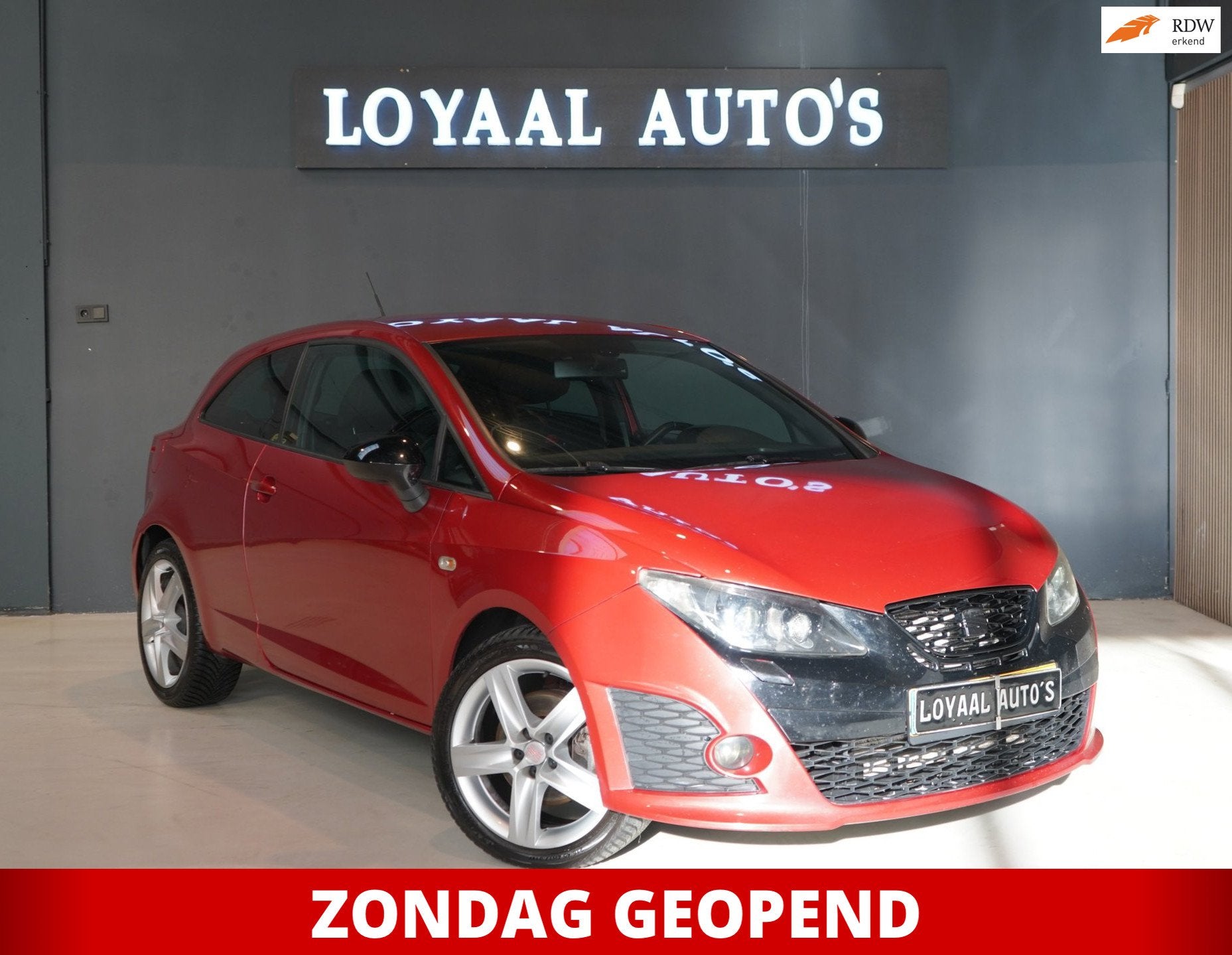 Seat Ibiza SC 1.4 TSI Cupra Bocanegra | AUT | PDC | NAVI | A, Auto's, Euro 5, Stof, Gebruikt, 1147 kg