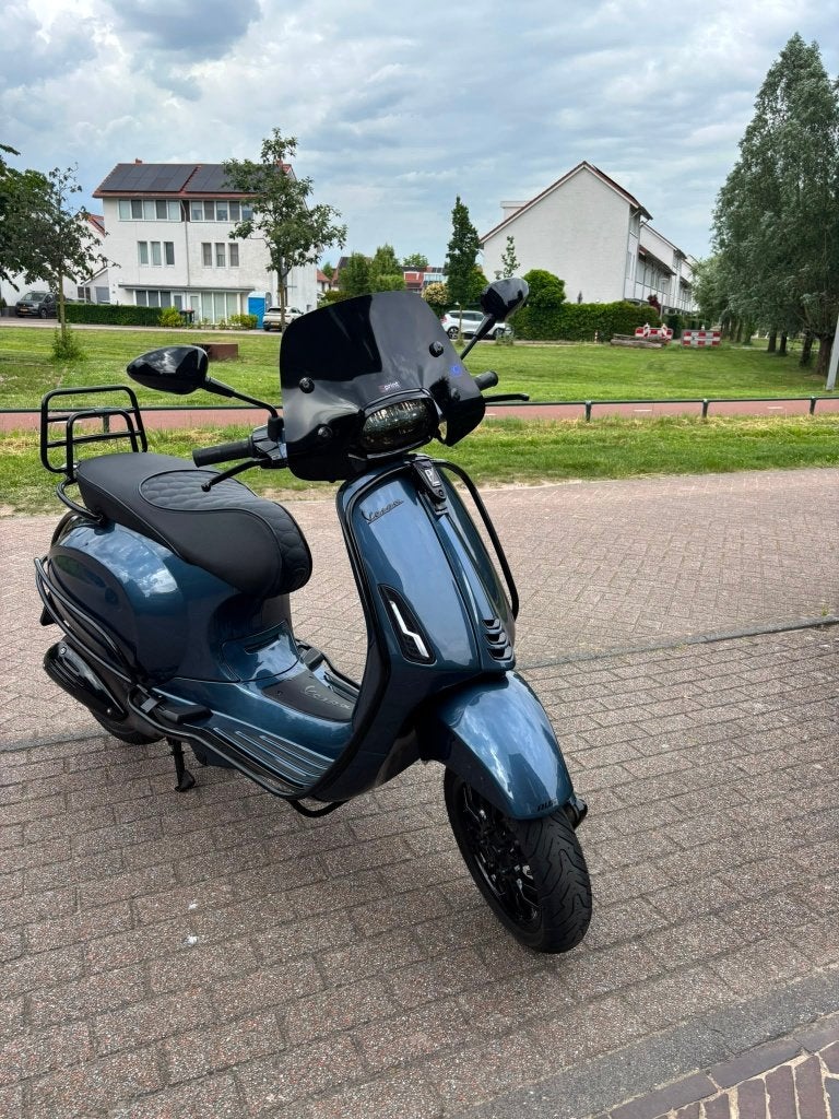 Custom Vespa Sprint Artic Race Blue 4-takt 2016 snor, Ophalen, Vespa S, Zo goed als nieuw, Benzine