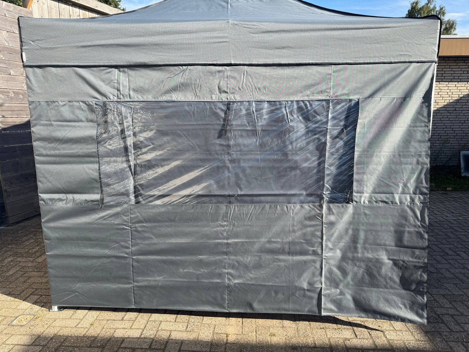 Foto 9 van Partytent 3x3m Grijs – 40mm Hex Frame + Zijwanden