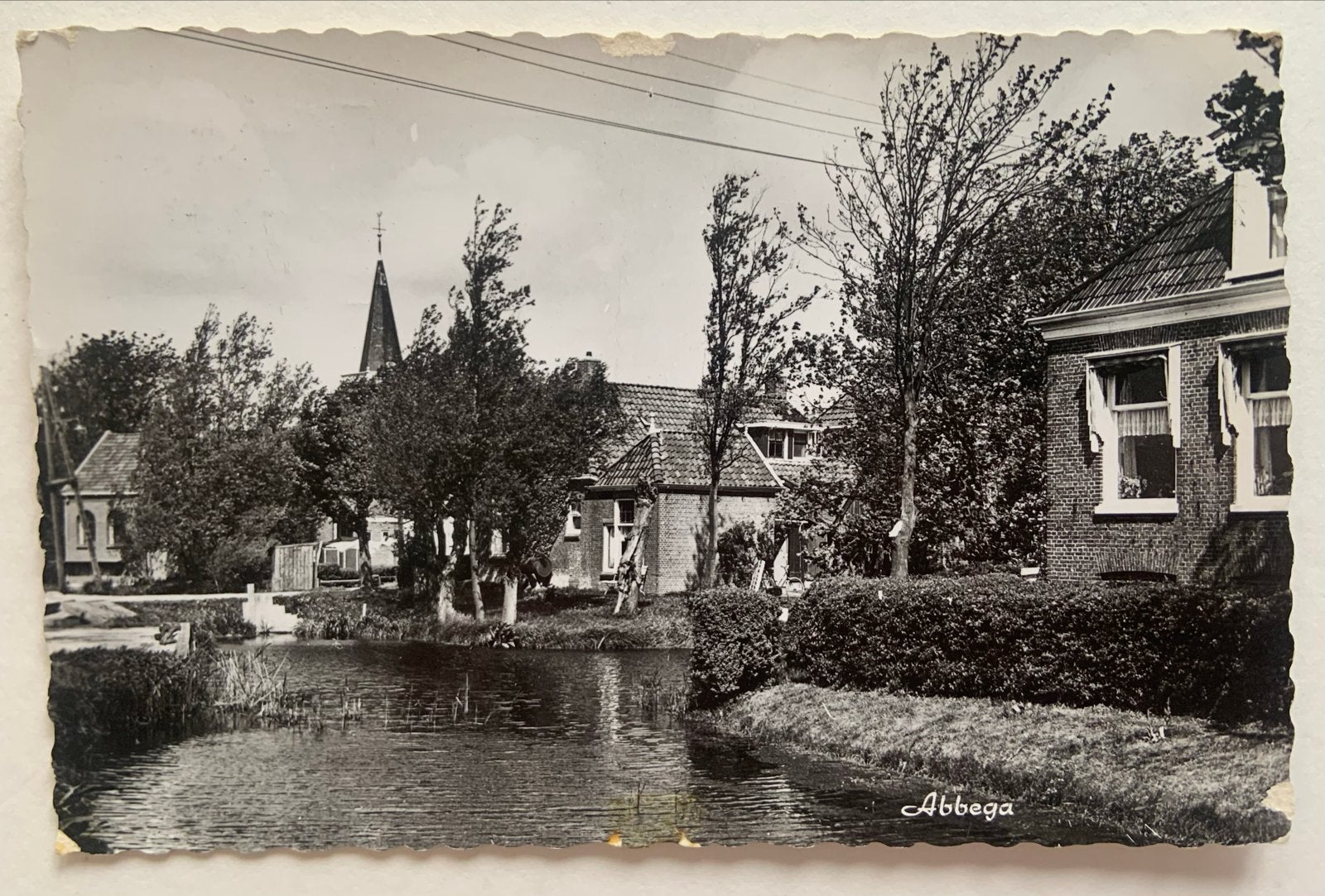 Abbega, Friesland - Uitgave E.A. Smit, Verzamelen, Ophalen of Verzenden, 1960 tot 1980, Gelopen, Friesland